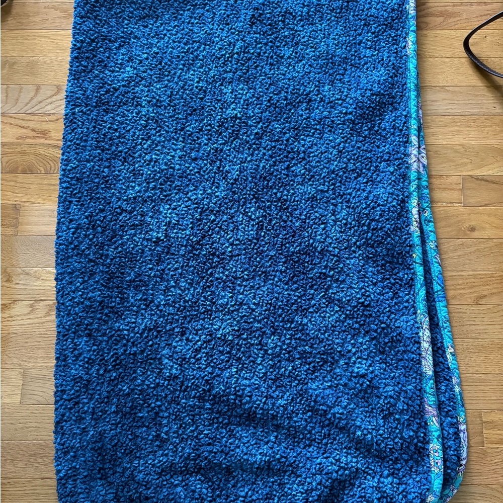 Vera Bradley Cozy Blue Throw Blanket